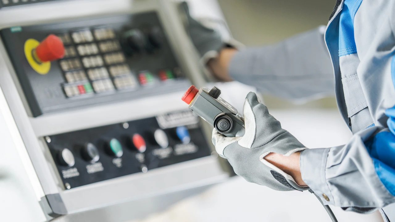 white control panel